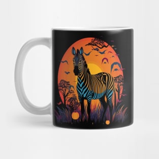 Zebra Halloween Mug